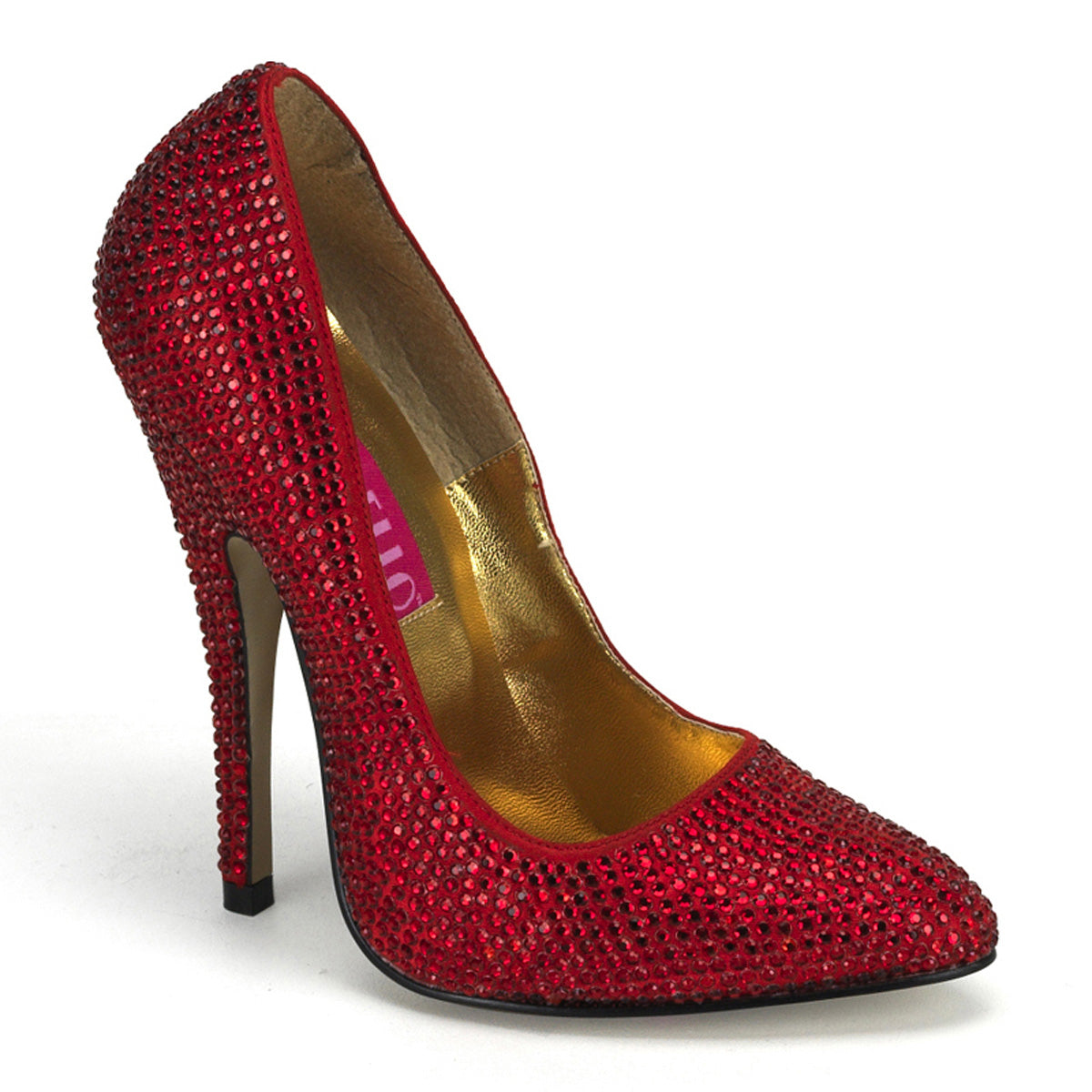 【BORDELLO】SCANDAL-620R シューズ Red Rhinestones【取寄】