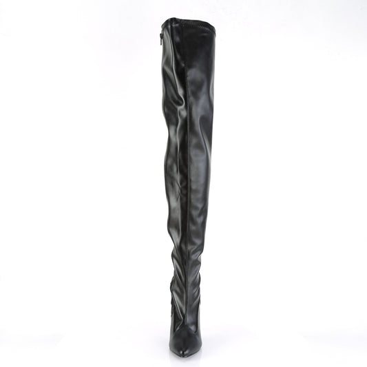 【PLEASER】SEDUCE-3000 シングルソールシューズ Blk Str Faux Leather【取寄】