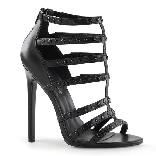 【PLEASER】SEXY-15 シングルソールシューズ Blk Faux Leather【取寄】