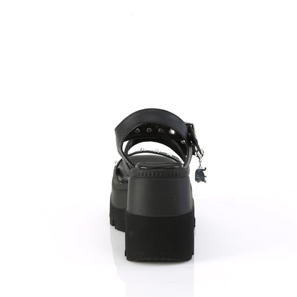 【DEMONIA】SHAKER-13 厚底サンダル Blk Vegan Leather【取寄】