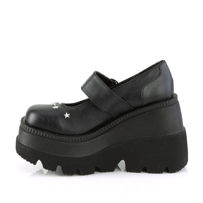 【DEMONIA】SHAKER-23 ヒール Blk Vegan Leather【取寄】