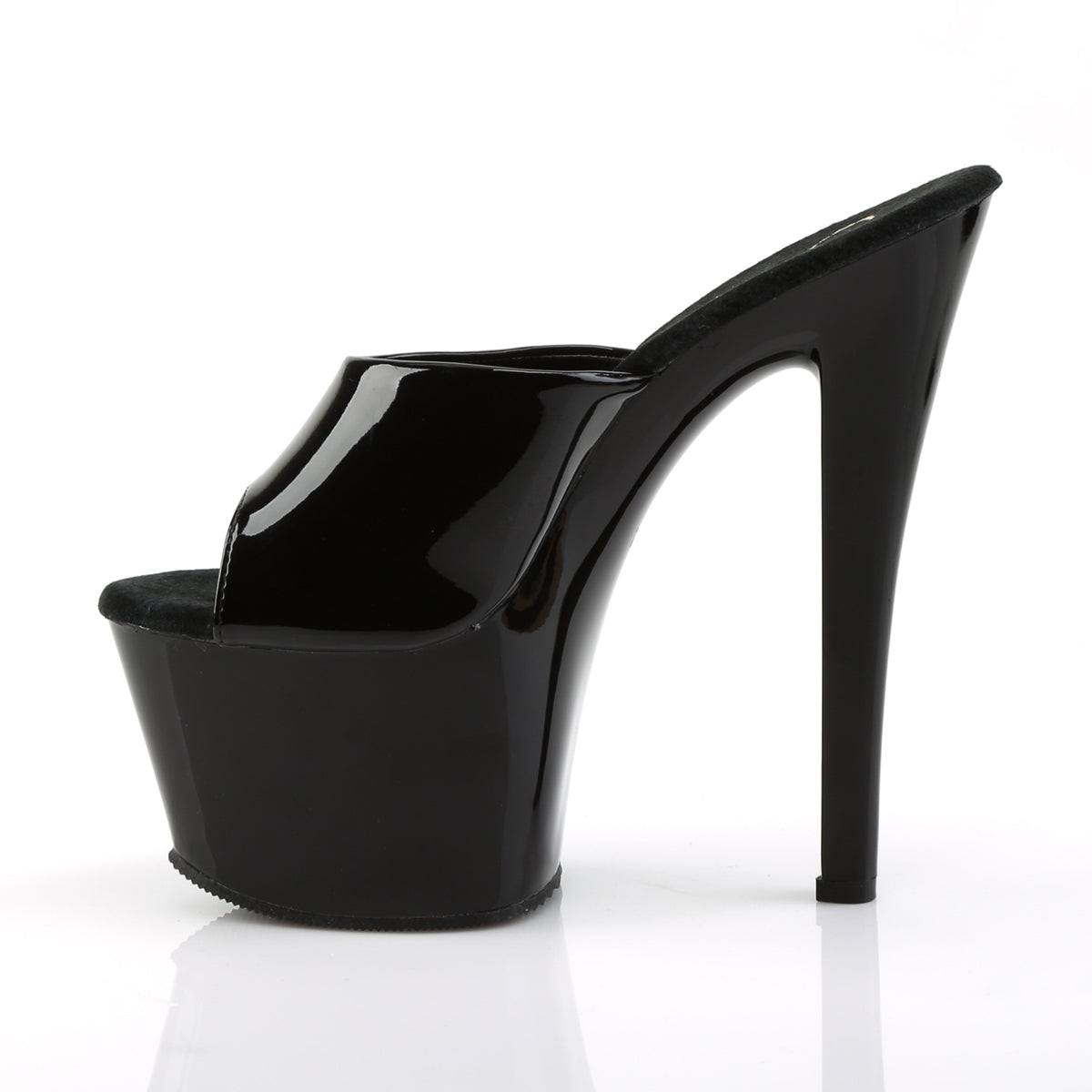 【PLEASER】SKY-301 プラットフォームシューズ Blk Pat/Blk【取寄】