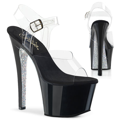 【PLEASER】SKY-308CRS シューズ Clr/Blk-Slv AB RSTN【取寄】