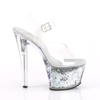 【PLEASER】SKY-308GF シューズ Clr/Slv Multi Glitter【取寄】