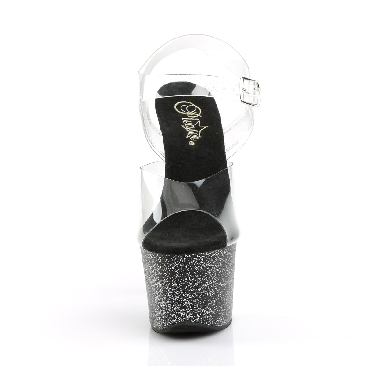 【PLEASER】SKY-308MG プラットフォームシューズ Clr/Blk【取寄】