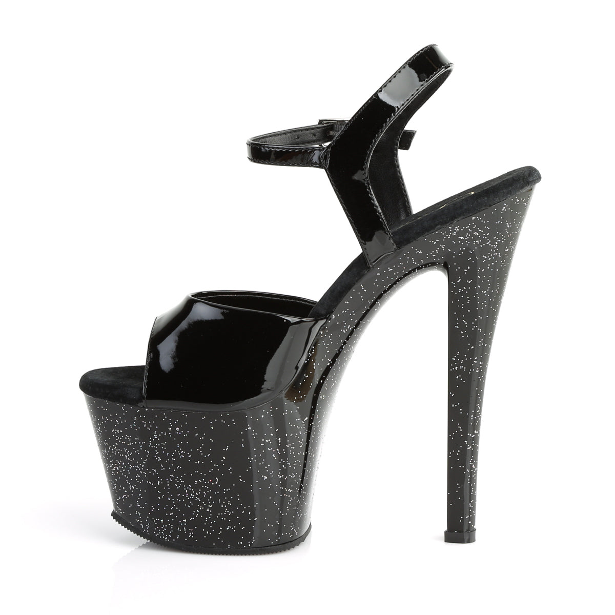 【PLEASER】SKY-309MG プラットフォームシューズ Blk/Blk【取寄】
