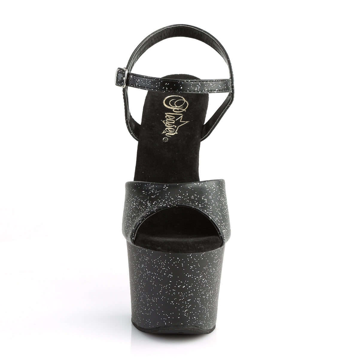 【PLEASER】SKY-309MMG シューズ Blk Faux Leather/Blk Matte【取寄】