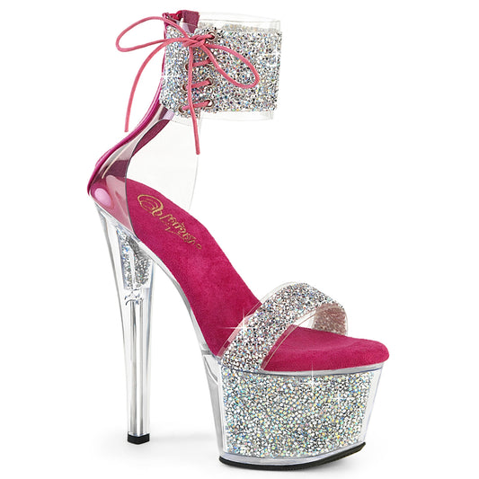 【PLEASER】SKY-327RSI プラットフォームシューズ Slv Multi RS-H. Pink/Slv-RS【取寄】