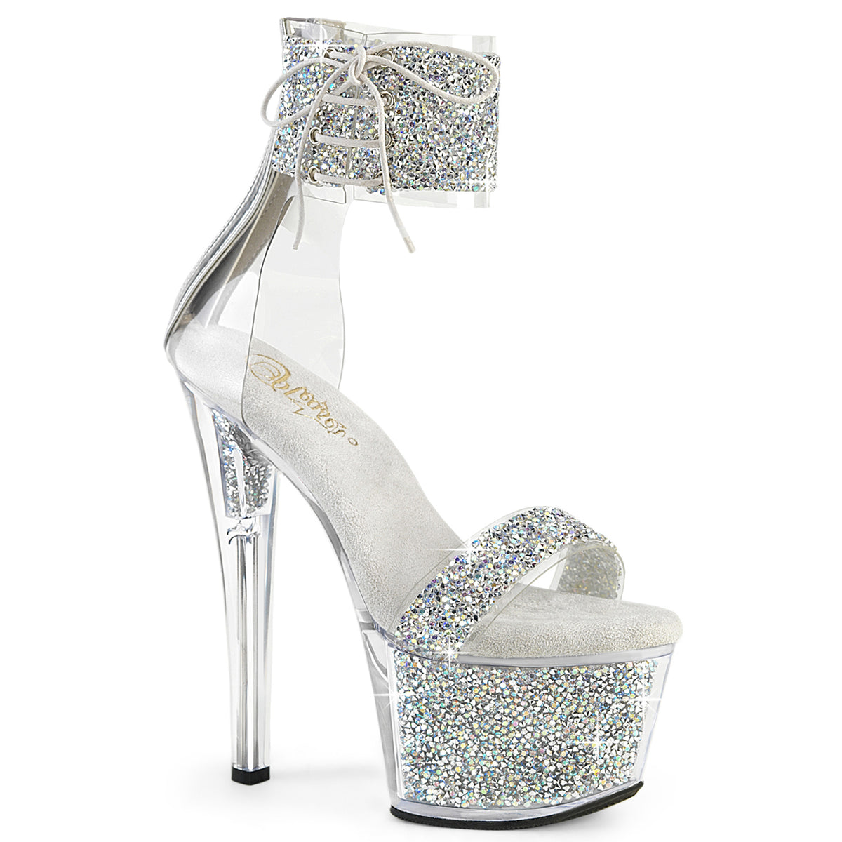 【PLEASER】SKY-327RSI プラットフォームシューズ Slv Multi RS-Slv/Slv RS【取寄】