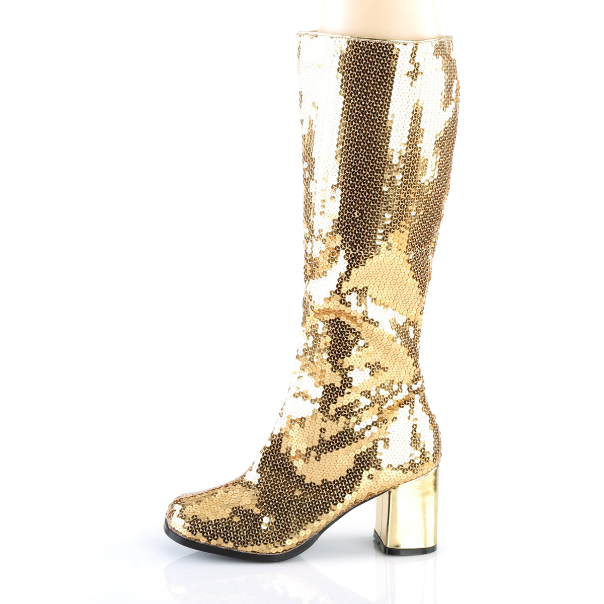 【BORDELLO】SPECTACUL-300SQ ブーツ Gold Sequins【取寄】