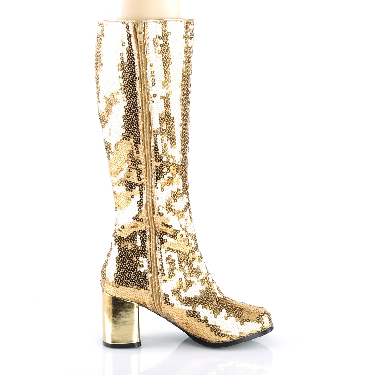 【BORDELLO】SPECTACUL-300SQ ブーツ Gold Sequins【取寄】