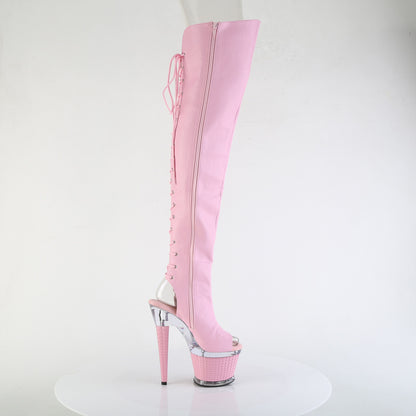 【PLEASER】SPECTATOR-3030 シューズ B. Pink Faux Leather/Clr-B. Pink Ma【取寄】