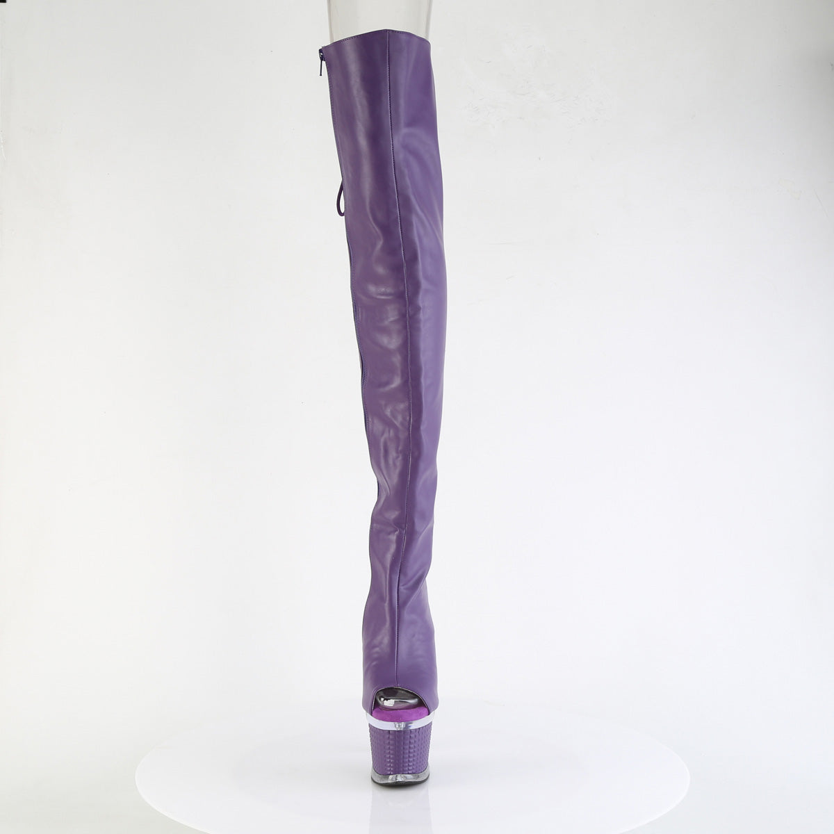 【PLEASER】SPECTATOR-3030 プラットフォームシューズ Purple Faux Leather/Clr-Purple Matt【取寄】