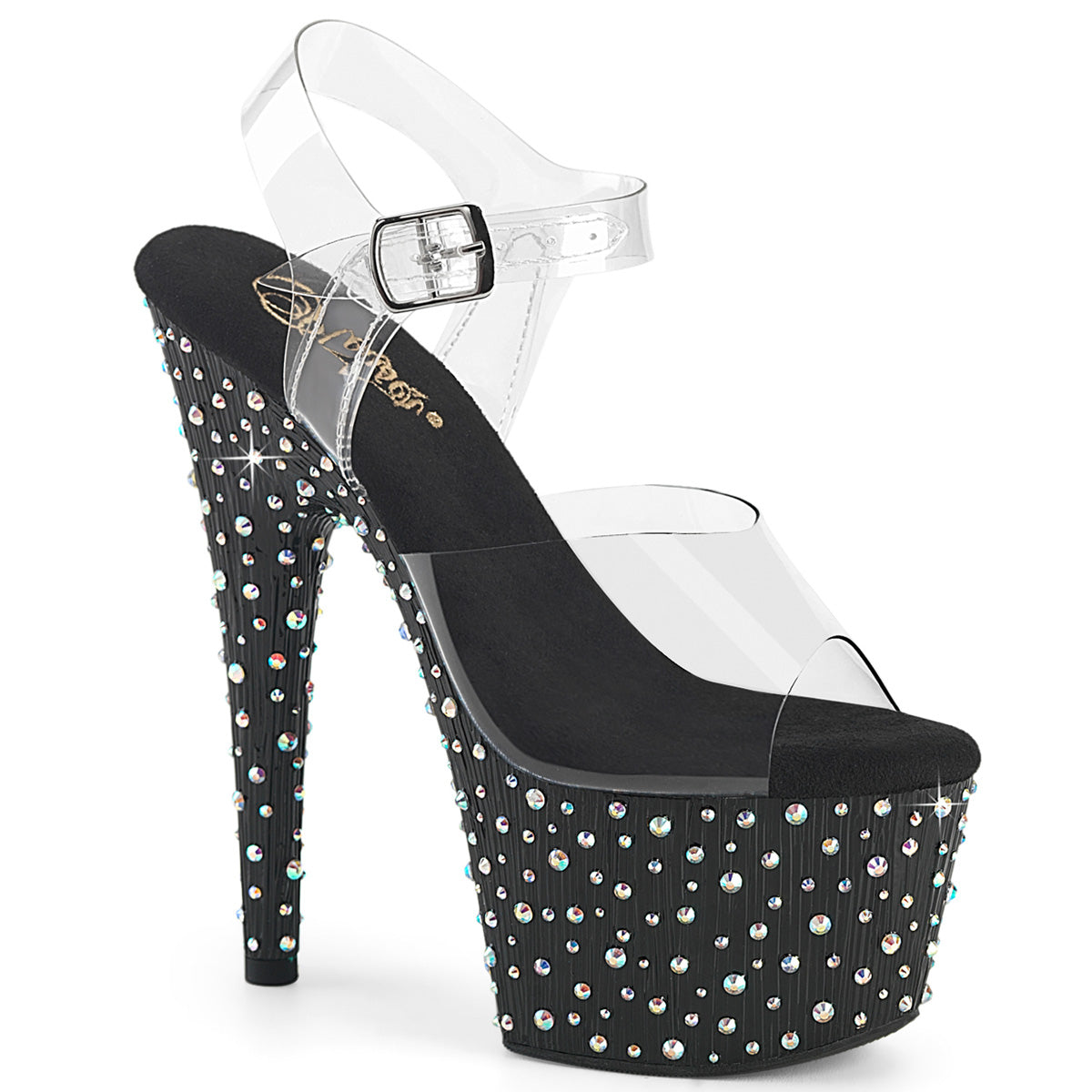 【PLEASER】STARDANCE-708 プラットフォームシューズ Clr/Blk-Slv Multi RS【取寄】