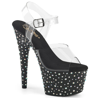 【PLEASER】STARDANCE-708 プラットフォームシューズ Clr/Blk-Slv Multi RS【取寄】