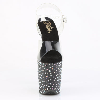 【PLEASER】STARDANCE-808 シューズ Clr/Blk-Slv Multi RS【取寄】