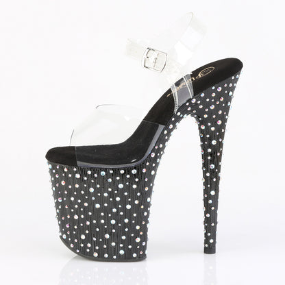 【PLEASER】STARDANCE-808 シューズ Clr/Blk-Slv Multi RS【取寄】