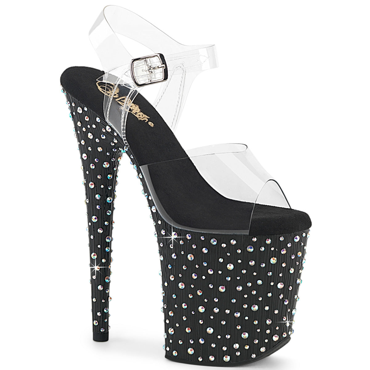 【PLEASER】STARDANCE-808 シューズ Clr/Blk-Slv Multi RS【取寄】