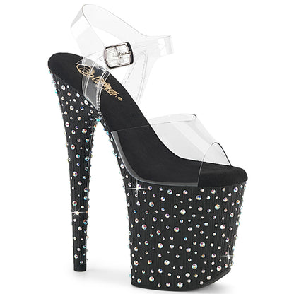 【PLEASER】STARDANCE-808 シューズ Clr/Blk-Slv Multi RS【取寄】