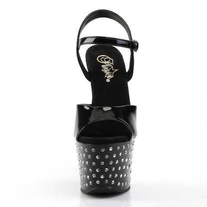 【PLEASER】STARDUST-709 プラットフォームシューズ Blk Pat/Blk【取寄】