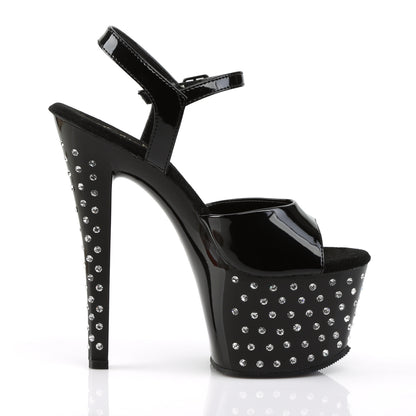 【PLEASER】STARDUST-709 プラットフォームシューズ Blk Pat/Blk【取寄】