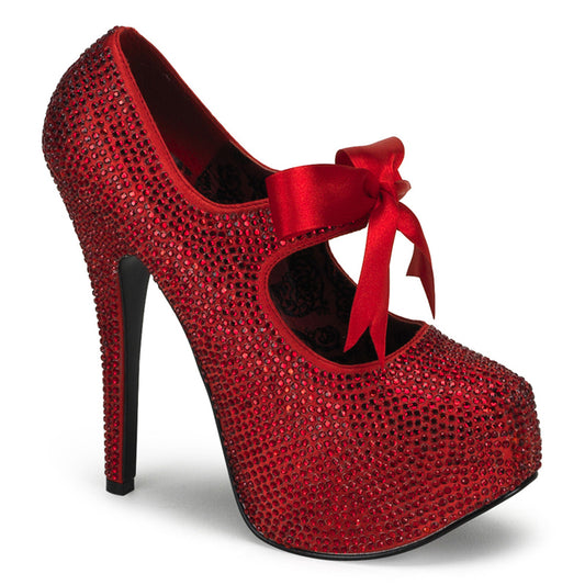 【BORDELLO】TEEZE-04R シューズ Red Rhinestones【取寄】