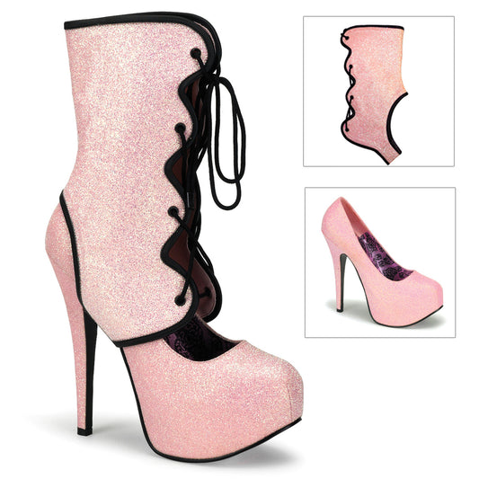 【BORDELLO】TEEZE-31G シューズ B. Pink Mini Gltr【取寄】