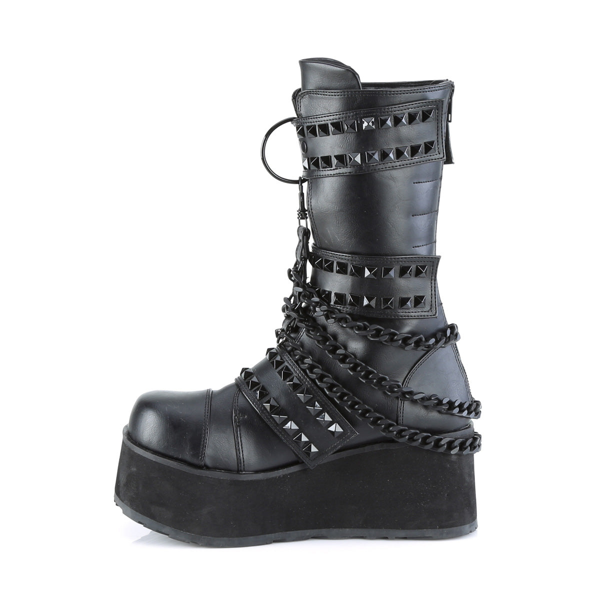 【DEMONIA】TRASHVILLE-138 ブーツ Blk Vegan Leather【取寄】