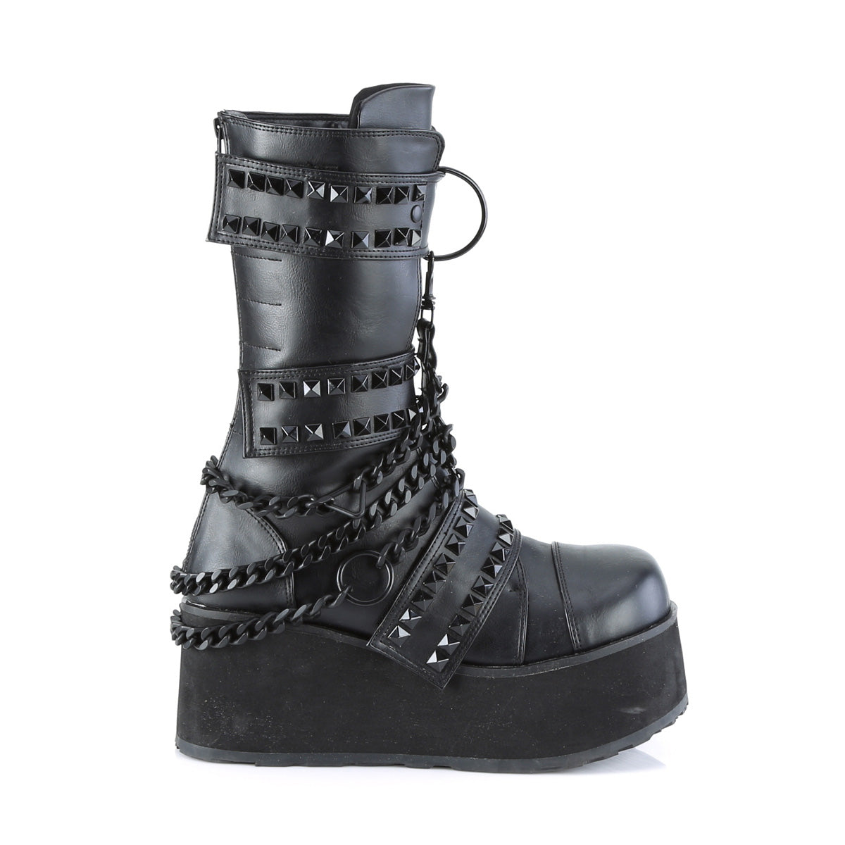 【DEMONIA】TRASHVILLE-138 ブーツ Blk Vegan Leather【取寄】
