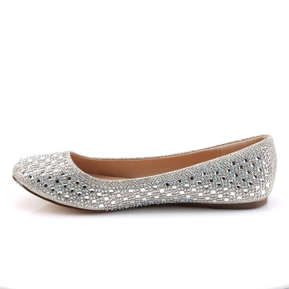 【FABULICIOUS】TREAT-06 シューズ Nude Glitter Mesh Fabric【取寄】