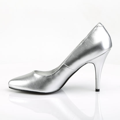 【PLEASER】VANITY-420 シングルソールシューズ Slv Faux Leather【取寄】