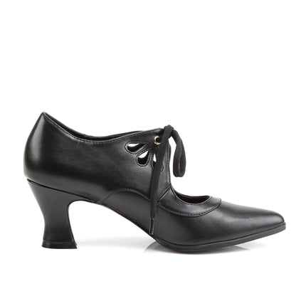 【FUNTASMA】VICTORIAN-03 ヒールシューズ Blk Pu【取寄】