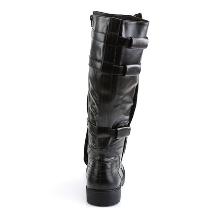 【FUNTASMA】WALKER-130 厚底ブーツ Blk Pu【取寄】