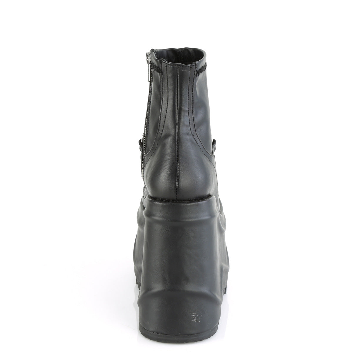 【DEMONIA】WAVE-110 アンクルブーツ Blk Stretch Vegan Leather【取寄】