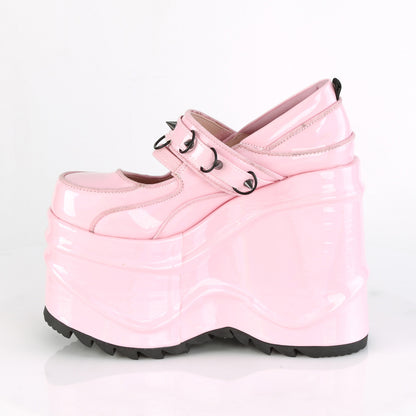 【DEMONIA】WAVE-48 ヒール B. Pink Hologram Pat【取寄】