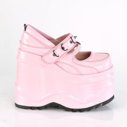 【DEMONIA】WAVE-48 ヒール B. Pink Hologram Pat【取寄】