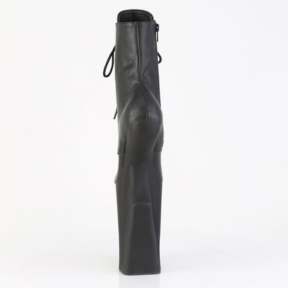 【PLEASER】WORSHIP-1020 シューズ Blk Faux Leather/Blk Matte【取寄】