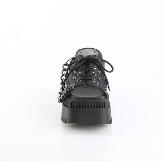【DEMONIA】WRATH-03 厚底サンダル Blk Vegan Leather【取寄】
