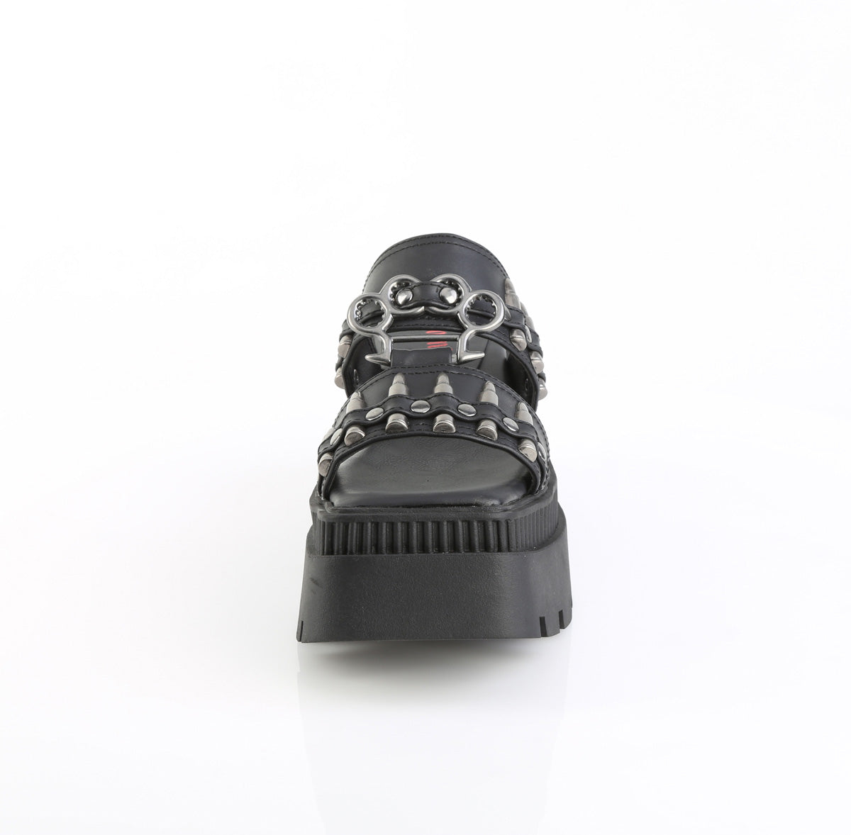 【DEMONIA】WRATH-08 厚底サンダル Blk Vegan Leather【取寄】