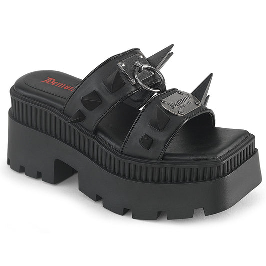 【DEMONIA】WRATH-13 厚底サンダル Blk Vegan Leather【取寄】
