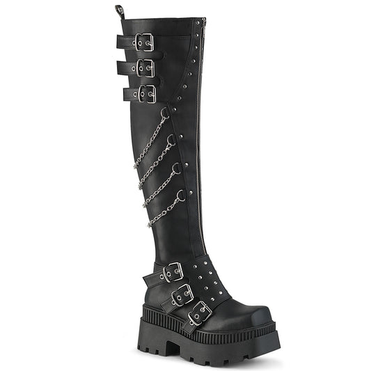 【DEMONIA】WRATH-310 厚底ブーツ Blk Vegan Leather【取寄】