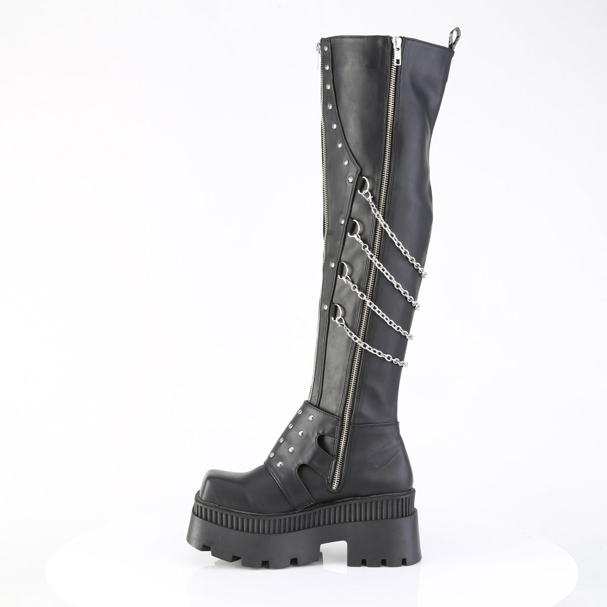 【DEMONIA】WRATH-310 厚底ブーツ Blk Vegan Leather【取寄】