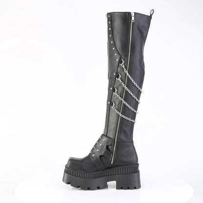 【DEMONIA】WRATH-310 厚底ブーツ Blk Vegan Leather【取寄】