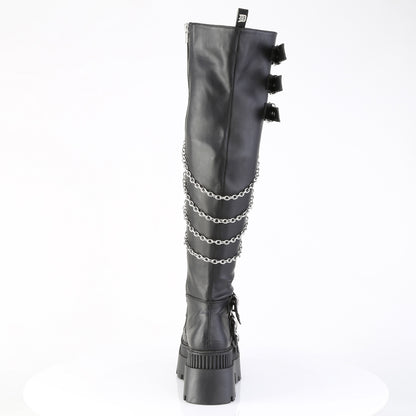 【DEMONIA】WRATH-310 厚底ブーツ Blk Vegan Leather【取寄】
