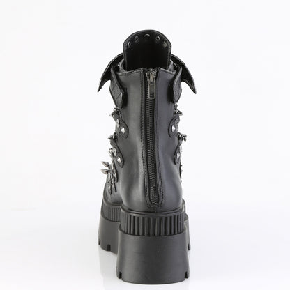 【DEMONIA】WRATH-55 アンクルブーツ Blk Vegan Leather【取寄】