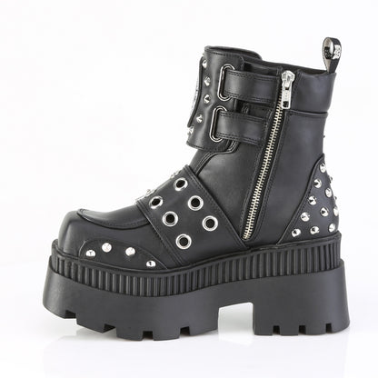 【DEMONIA】WRATH-58 アンクルブーツ Blk Vegan Leather【取寄】