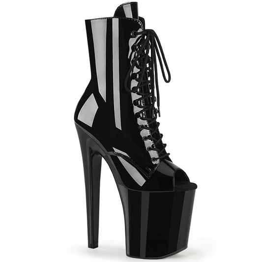 【PLEASER】XTREME-1021 プラットフォームシューズ Blk Pat/Blk【取寄】