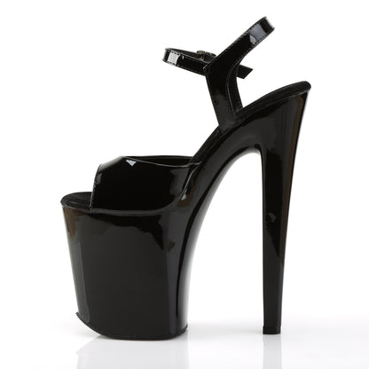 【PLEASER】XTREME-809 プラットフォームシューズ Blk Pat/Blk【取寄】
