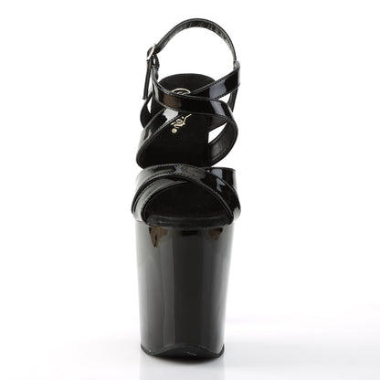 【PLEASER】XTREME-872 シューズ Blk Pat/Blk【取寄】
