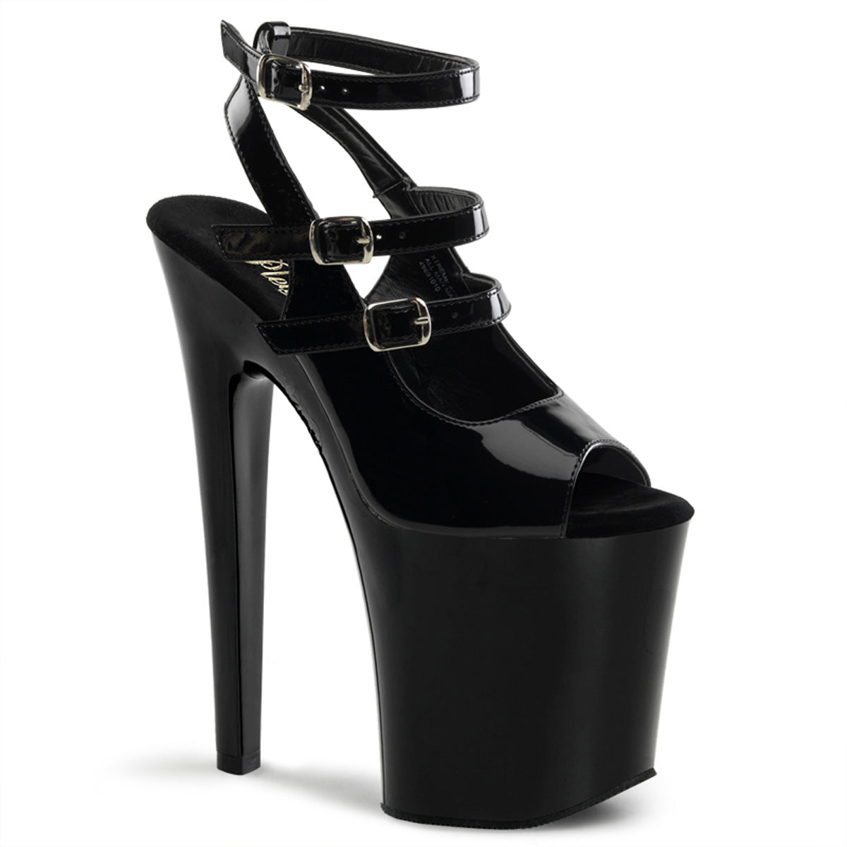 【PLEASER】XTREME-873 シューズ Blk Pat/Blk【取寄】